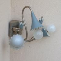 Rara coppia appliques angolari vintage anni 40/50