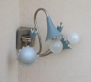 Rara coppia appliques angolari vintage anni 40/50