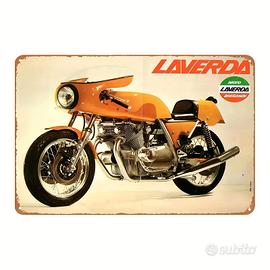 Targa in latta Moto LAVERDA