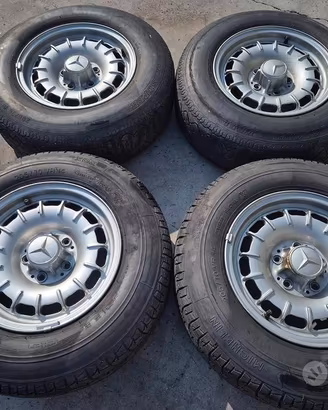 Cerchi In Lega Da 14" Per Mercedes R107 - W123 SEC
