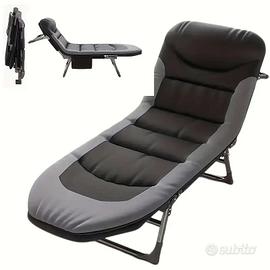 Poltrona pieghevole da esterno regolabile in 6 pos