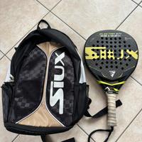 Racchetta padel siux electra st1 e zaino siux