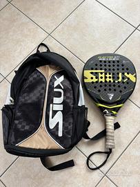 Racchetta padel siux electra st1 e zaino siux