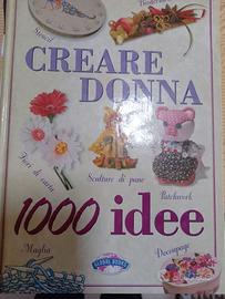 Creare donna handmade stencil fiori decoupage