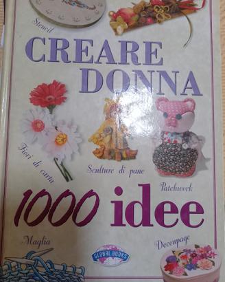 Creare donna handmade stencil fiori decoupage