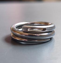Breil Tribe anello acciaio