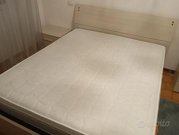 Letto matrimoniale contenitore+materasso Eminflex