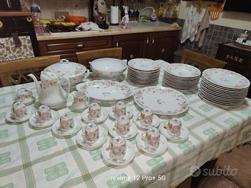 Servizio piatti e caffè Vieux Limoges 