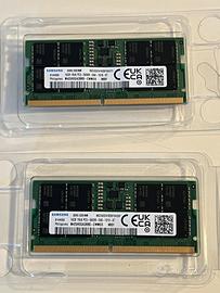 Ram 32 gb 2x16gb sodimm ddr5 5600 mhz