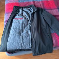 FAY taglia L impermeabile, lungh. 3/4, verde scuro