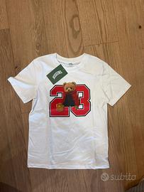 T-shirt bambino bianca orsetto higgins 134/140