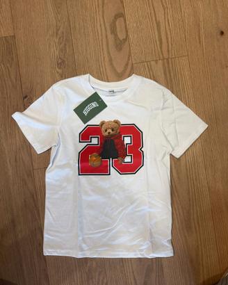 T-shirt bambino bianca orsetto higgins 134/140