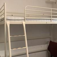 letto singolo a soppalco