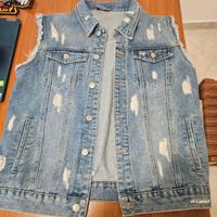 jacca jeans smanicata