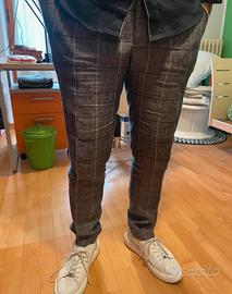 Pantalone uomo in lino tg.48 Exibit