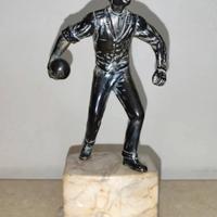 Scultura "Il Boccista" – Base in Marmo, 1,38 kg