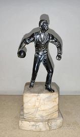 Scultura "Il Boccista" – Base in Marmo, 1,38 kg