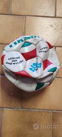 Pallone da calcio in cuoio Mexico 86 da collezione