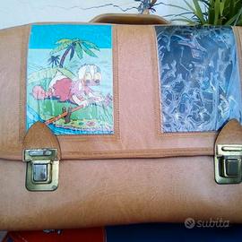 borsa cartella vintage anni 80 senza cinte