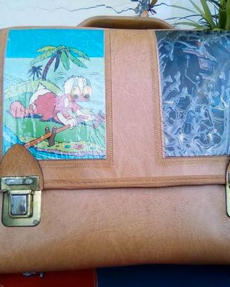 borsa cartella vintage anni 80 senza cinte