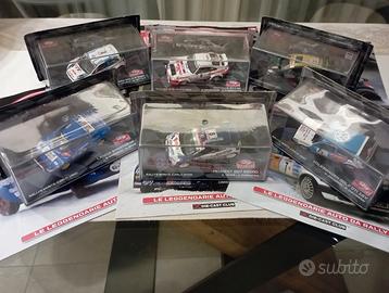 Lotto 6 Modellini Rally Monte Carlo 1:43 Gazzetta