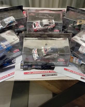 Lotto 6 Modellini Rally Monte Carlo 1:43 Gazzetta