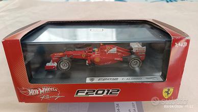 HOT WEELS X5522 FERRARI F2012 ALONSO 1/43