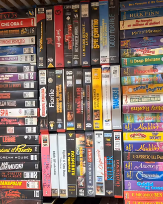 VHS Collezione 350 Videocassette Film 80 90 Horror