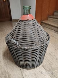damigiana da 54 litri con protezione in plastica 