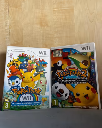 Pokémon: poképark 1 + Poképark 2 per wii completi