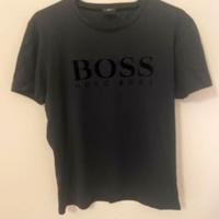 T-shirt nera Hugo Boss