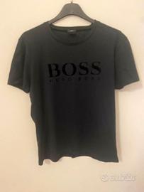 T-shirt nera Hugo Boss