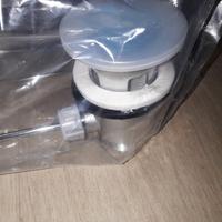 2 Pilette per lavabo con saltarello apri/chiudi