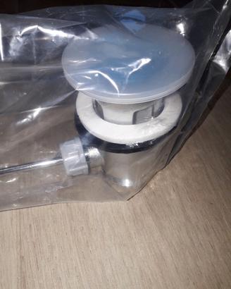 2 Pilette per lavabo con saltarello apri/chiudi