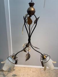 Lampadario classico a 3 braccia