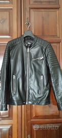 giubbotto di pelle zara uomo