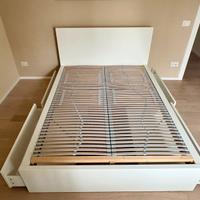 Letto 1 piazza 1/5 + rete a doghe regolabili.