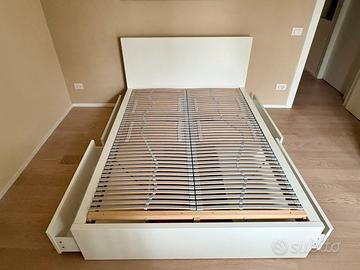 Letto 1 piazza 1/5 + rete a doghe regolabili.