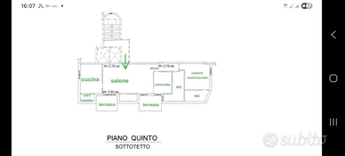 Appartamento vasto centro dal01/03/2026