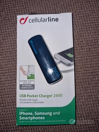 cellularline usb pocket charger 2600