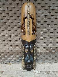 maschera in legno 