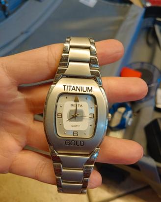 orologio da collezione anni 90 Beita Titanium gold