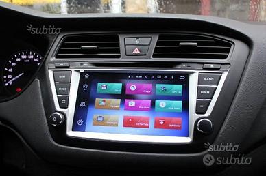 Autoradio navigatore hyundai i20 android wifi hd