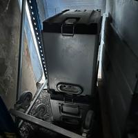 Carrello caldo portateglie elettrico doppio