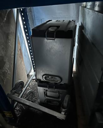 Carrello caldo portateglie elettrico doppio