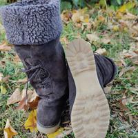 stivali con pelliccia