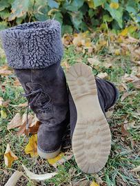 stivali con pelliccia