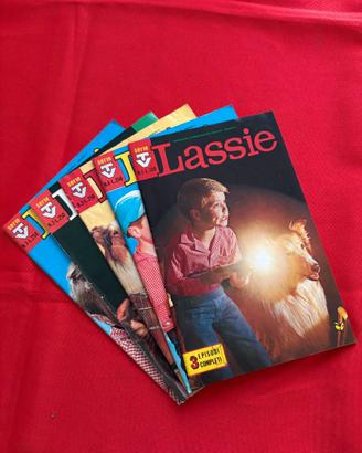 Lotto 5 Fumetti Vintage "Lassie" '60 '70