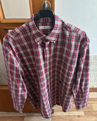 Camicia a quadri rossi selfe stile casual