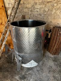 Serbatoio stoccaggio olio/vino acciaio inox 1000 L